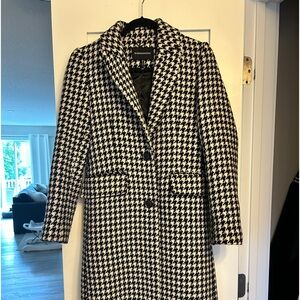BCBG XXS women’s houndstooth peacoat